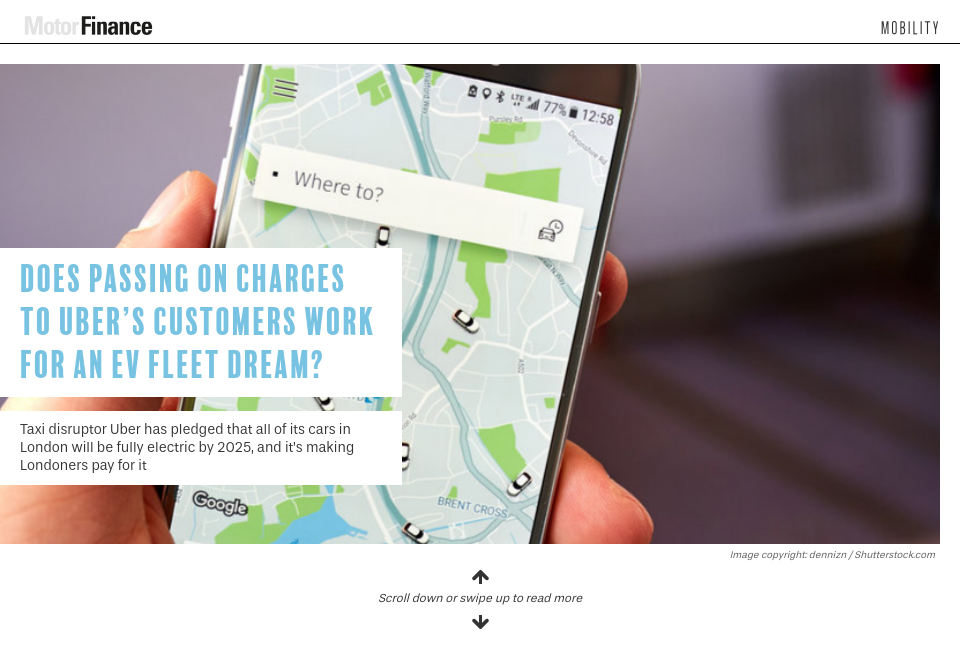 How Does Uber Pay Their Drivers >> Does passing on charges to Uber’s customers work for an EV fleet dream? - Motor Finance | Issue ... How Does Uber Pay Their Drivers >> Does passing on charges to Uber’s customers work for an EV fleet dream? - Motor Finance | Issue ...