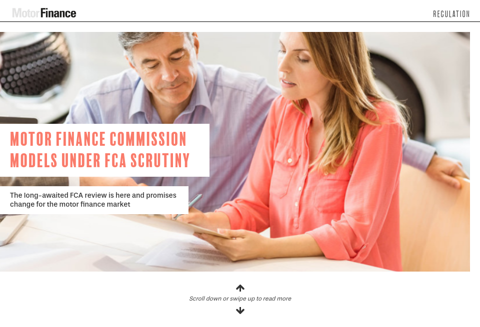 Motor finance commission models under FCA scrutiny Motor Finance